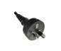 Preview: Cable de alimentación Australia tipo I a C7 90°, 0,75 mm², SAA, negro, longitud 1,80 m