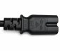 Preview: Cablu de alimentare Australia tip I la C7, 0,75mm², SAA, negru, lungime 1,80m