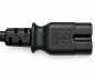 Preview: Cablu de alimentare Brazilia tip C la C7, 0,75mm², INMETRO, negru, lungime 1,80m