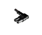Preview: Mains cable India type D to C7 90°, 0.75mm², 2.5A, approval: BIS, black, length 1.80m
