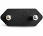 Preview: Câble d'alimentation Israël type C sur C7, 0,75mm², homologation : SII, noir, longueur 1,80m