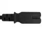 Preview: Mains cable Japan type A to C7, 0.75mm², approvals: JET/PSE, VFF, black, length 1.80m