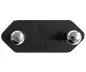 Preview: Power cable KOREA 2pin to C7 90°, 0.75mm², approval: KC mark (KTL), black, length 1.80m
