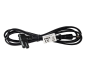 Preview: Napajalni kabel KOREA 2pin do C7 90°, 0,75 mm², homologacija: oznaka KC (KTL), črn, dolžina 1,80 m