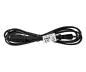 Preview: Cable de alimentación COREA de 2 clavijas a C7, H03VVH2-F, 0,75 mm², homologación: marca EK (KTL), negro, longitud 1,80 m