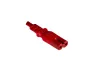 Preview: Power cable Euro plug type C to C7, 0.75mm², VDE, red, length 1.80m