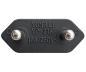 Preview: Καλώδιο δικτύου τύπου C Switzerland έως C7, 0,75mm², CH 2-pin, IEC 60884-1, SEV, μαύρο, μήκος 1,80m