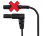 Preview: Mains cable England UK type G 3A to C7 angled (bottom), 0.75mm², approval: ASTA, black, length 1.80m