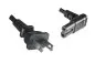 Preview: Power cable America USA NEMA 1-15P, type A to C7 90°