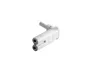 Preview: Euro plug type C to C7 90° down, 0,75mm², VDE, white, length 2,00m