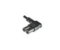 Preview: Cable de alimentación Australia tipo I a C7 90°, 0,75 mm², SAA, negro, longitud 1,80 m