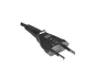 Preview: Netzkabel Eurostecker auf Eurobuchse, 0,75mm², Euro CEE 7/16, Verlängerung, schwarz, DINIC Box mit Euroloch, Länge 0,20m Preview: Netzkabel Eurostecker auf Eurobuchse, 0,75mm², Euro CEE 7/16, Verlängerung, schwarz, DINIC Box mit Euroloch, Länge 0,20m