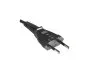 Preview: Cable de alimentación Euroconector tipo C a C7, 0,75 mm², VDE, negro, longitud: 10,00 m