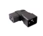 Preview: C19 naar C20 haakse netadapter, YL-3318L-1 IEC 60320-C19/20 haaks opzij, rechts/links Preview: C19 naar C20 haakse netadapter, YL-3318L-1 IEC 60320-C19/20 haaks opzij, rechts/links