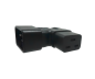 Preview: C19 to C20 angled mains adapter, YL-3318L-1 IEC 60320-C19/20 angled sideways, right/left