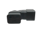 Preview: C19 to C20 angled mains adapter, YL-3318L-1 IEC 60320-C19/20 angled sideways, right/left