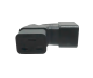 Preview: C19 to C20 angled mains adapter, YL-3318L IEC 60320-C19/20 angled sideways, left/right