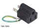 Preview: Adapter zasilania Japonia typ A NEMA 5-15P 3-stykowy żeński na NEMA 1-15P 2-stykowy męski, YL-212
