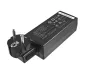 Preview: Stromadapter, Netzadapter Kaltgerätestecker C13 auf CEE 7/7 90° Schutzkontaktstecker