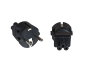 Preview: Power adapter, mains adapter safety plug CEE 7/7 to C5 Mickey Mouse