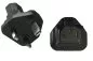 Preview: Adattatore di alimentazione Adattatore di rete Inghilterra C13 a UK tipo G IEC 60320-C13 Bu./GBR BS1363 5A St.