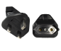 Preview: Adattatore di alimentazione da presa europea a 2 poli IEC 60320-C6 a spina inglese tipo G 3A, YL-6022