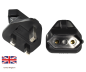 Preview: Adattatore di alimentazione da presa europea a 2 poli IEC 60320-C6 a spina inglese tipo G 3A, YL-6022
