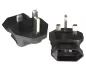 Preview: Power adapter Euro socket 2pin IEC 60320-C6 90° to England UK type G 3A plug, YL-6022L Preview: Power adapter Euro socket 2pin IEC 60320-C6 90° to England UK type G 3A plug, YL-6022L