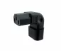 Preview: C13 to C14 angled mains adapter, YL-3212L-2 IEC 60320-C13/14 horizontal angled, top/bottom