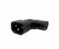 Preview: Adaptador de red acodado de C13 a C14, YL-3212L IEC 60320-C13/14 acodado lateralmente, izquierda/derecha