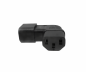 Preview: Adaptador de red acodado de C13 a C14, YL-3212L IEC 60320-C13/14 acodado lateralmente, izquierda/derecha