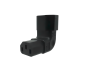 Preview: C13 to C14 angled mains adapter, YL-3212L-3 IEC 60320-C13/14 horizontal angled, top/bottom