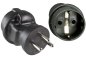 Preview: Power adapter Israel CEE 7/3 socket to ISR type H 3pin plug, YL-4823