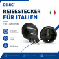 Preview: Strømadapter Italien CEE 7/3-stik til ITA 3pin-stik type L, YL-4523