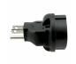Preview: Stromadapter Amerika CEE 7/3 Buchse auf NEMA 5-15P 3pin Stecker Typ B, YL-1223