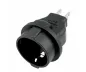 Preview: Adaptador de corriente América CEE 7/3 socket to NEMA 5-15P 3pin plug type B, YL-1223