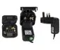 Preview: Power adapter EU mains adapter to UK type G plug, 3A, screwed, black, PCP