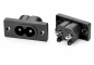 Preview: IEC 60320-C8 Dose zum Schrauben R-201