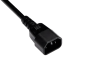 Preview: Napájecí kabel C13 na C14, 1 mm², prodlužovací, VDE, černý, délka 3,00 m