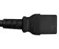 Preview: Kaltgerätekabel C13 auf C14, Verlängerung, 1mm², Multi-Zulassungen: VDE/UL/CCC/KTL/SAA/PSE, schwarz, Länge 5,00m