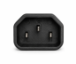 Preview: Netz Adapter Kabel C14 auf Schutzkontaktbuchse