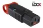 Preview: IEC-LOCK IEC60320-C13 plug with latching mountable connector