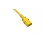 Preview: Cavo di rete Europa CEE 7/7 90° a C13, 0,75mm², VDE, giallo, lunghezza 0,50m Preview: Cavo di rete Europa CEE 7/7 90° a C13, 0,75mm², VDE, giallo, lunghezza 0,50m
