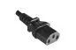 Preview: Power cord Europe LSZH, CEE 7/7 90° to C13