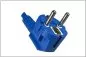 Preview: Netzkabel blau Schuko 3m