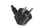 Mobile Preview: Power cable CEE 7/7 90° to C13 90° right, 1mm², VDE, black, length 5,00m