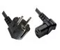Preview: Cavo di rete CEE 7/7 90° a C13 90° u/o, 1mm², VDE, nero, lunghezza 3,00m Preview: Cavo di rete CEE 7/7 90° a C13 90° u/o, 1mm², VDE, nero, lunghezza 3,00m