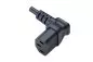 Preview: Power Cord CEE 7/7 90° to C13 90°, 0,75mm², VDE, black, length 1,80m