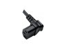 Preview: Power Cord CEE 7/7 90° to C13 90°, 1mm², VDE, black, length 3,00m