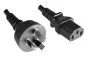 Preview: Power cable Australia type I to C13,